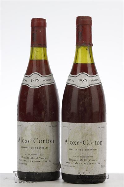 ALOXE CORTON 1985 - Michel Voarick - 2 Bottles