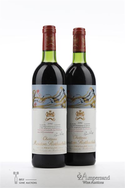MOUTON ROTHSCHILD 1981 - Mc - 2 Bottles