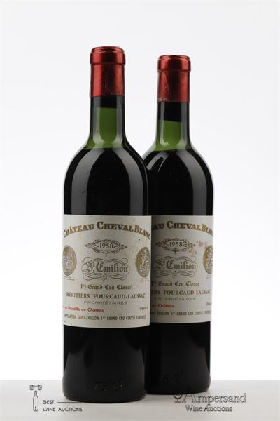CHEVAL BLANC 1958 - Mc - 2 Bottles