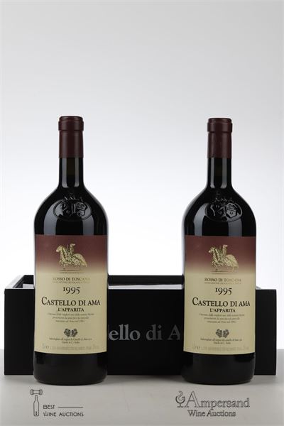 L'APPARITA 1995 - Castello di Ama - 2 Magnums - Owc 3