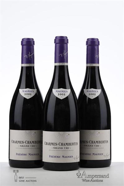 CHARMES CHAMBERTIN 2002 - Frederic Magnien - 3 Bottles