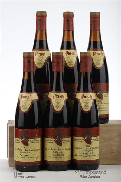 ERSEKHALOM BISCHOFSBERGER SPATBURGUNDER AUSBRUCH 1976 - Pieroth - 6 Bottles
