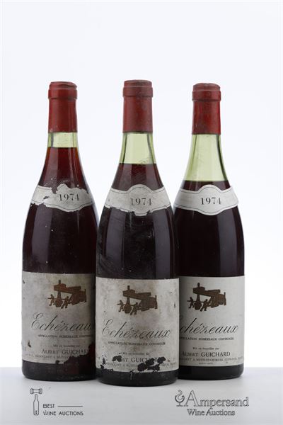 ECHEZEAUX 1974 - Albert Guichard - 3 Bottles