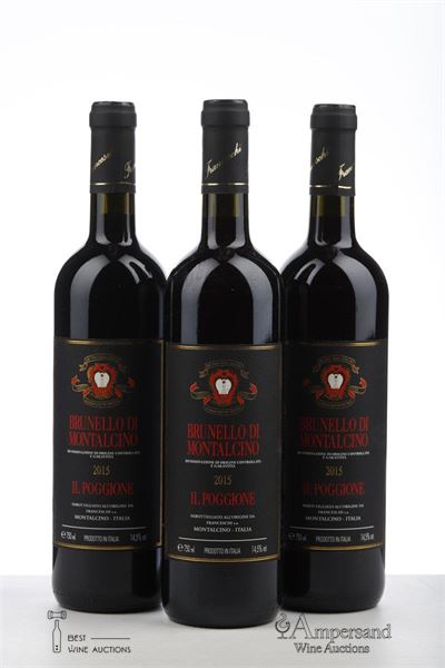 BRUNELLO DI MONTALCINO IL POGGIONE 2015 - Franceschi - 3 Bottles