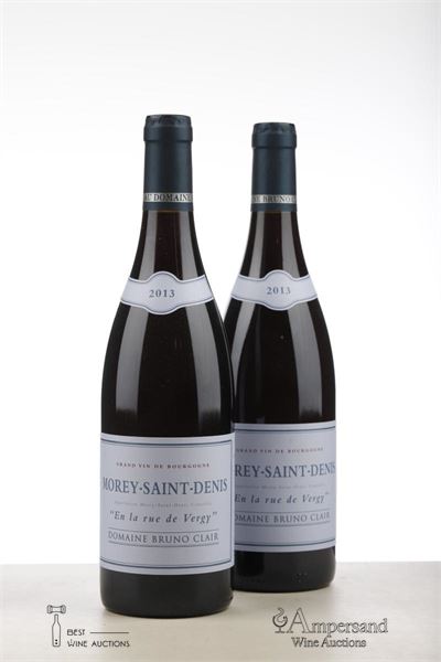 MOREY ST DENIS EN LA RUE EN VERGY 2013 - Bruno Clair - 2 Bottles