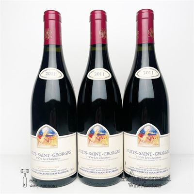 NUITS ST GEORGES LES CHAIGNOTS 2011 - Georges Mugneret Gibourg - 3 Bottles