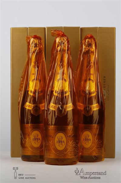 CRISTAL ROEDERER 1999 - Louis Roederer - 3 Bottles - Oc 1