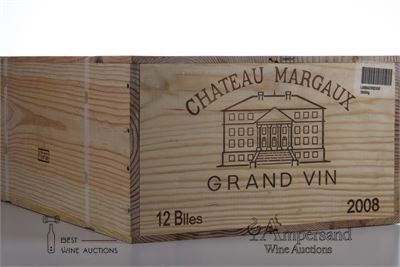 CHATEAU MARGAUX 2008 - 12 Bottles in Owc 12