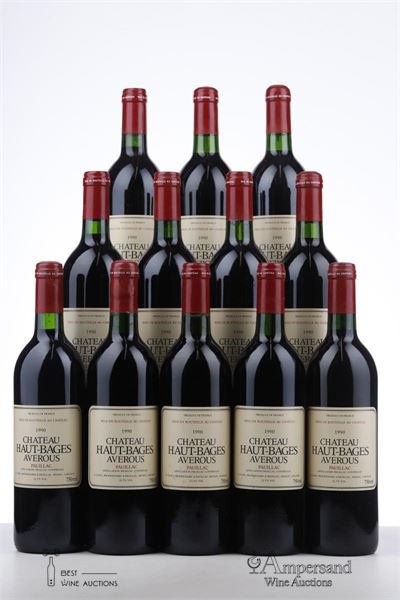 HAUT BAGES AVEROUS 1990 - Mc - 12 Bottles