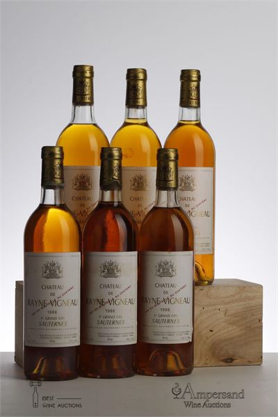 RAYNE VIGNEAU 1986 - Mc - 6 Bottles - Owc 12