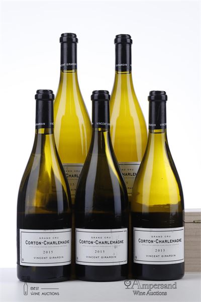 CORTON CHARLEMAGNE 2015 - Vincent Girardin - 5 Bottles