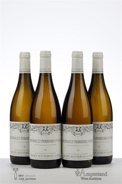 MEURSAULT PERRIERES 2006 - Michel Bouzereau - 4 Bottles