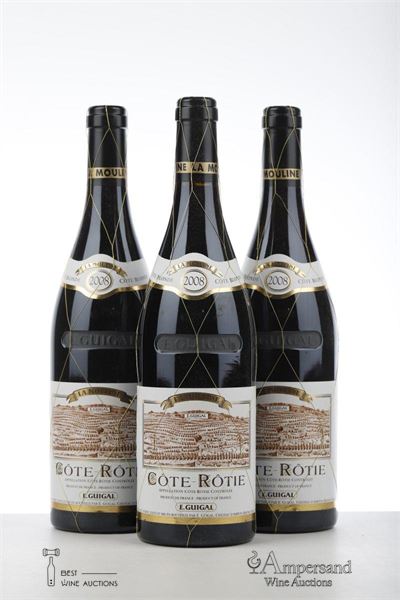 COTE ROTIE LA MOULINE 2008 - Guigal - 3 Bottles