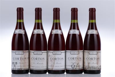 CORTON LES RENARDES 1986 - Parent - 5 Bottles