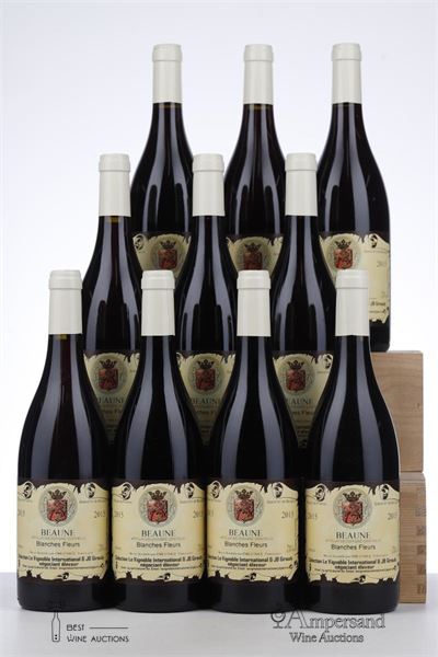 BEAUNE BLANCHES FLEURS 2015 - Mb pour Vignoble International et JB Giraudy - 10 Bottles