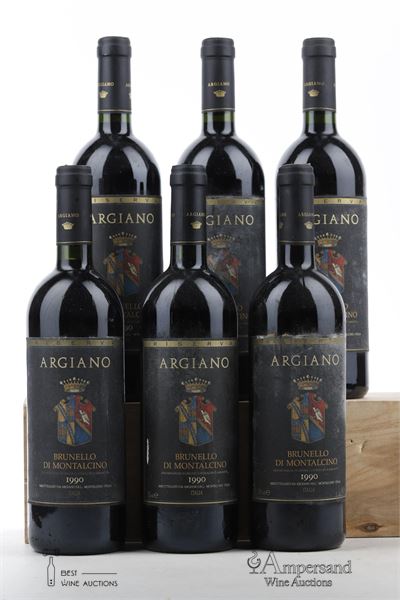 BRUNELLO DI MONTALCINO RISERVA 1990 - Argiano - 6 Bottles