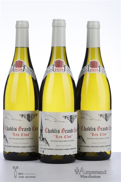 CHABLIS LES CLOS 2020 - Vincent Dauvissat - 3 Bottles
