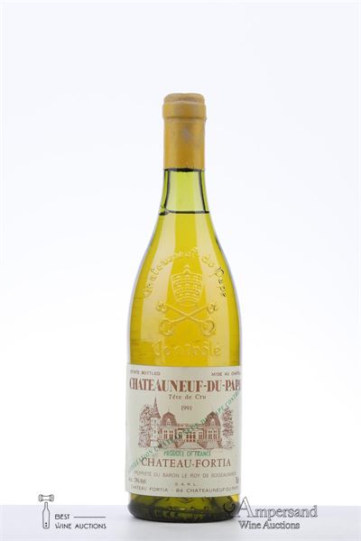 CHATEAUNEUF DU PAPE BLANC FORTIA TETE DE CRU 1991 - Fortia - 1 Bottle