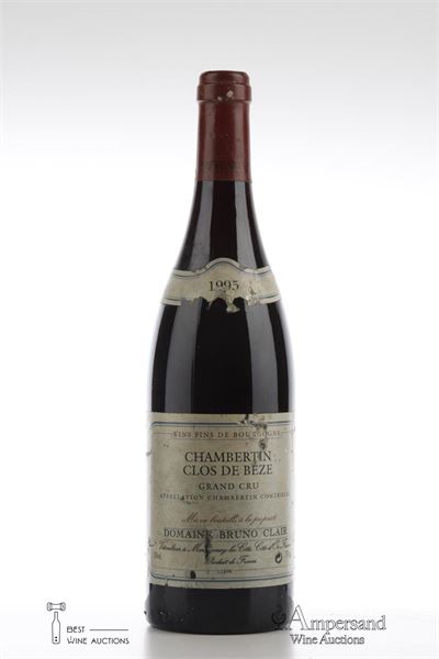 CHAMBERTIN CLOS DE BEZE 1995 - Bruno Clair - 1 Bottle