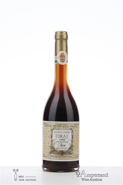 TOKAJI ASZU 5 PUTTONYOS 1988 - Chateau Pajzos - 1 x 0,500Ltr
