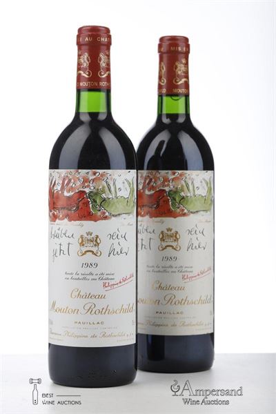 MOUTON ROTHSCHILD 1989 - Mc - 2 Bottles