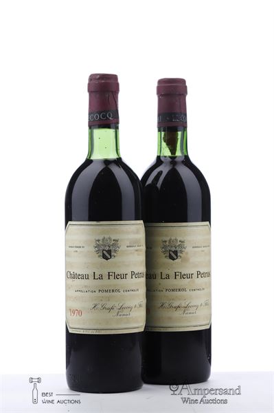 LA FLEUR PETRUS 1970 - Grafe Lecocq - 2 Bottles