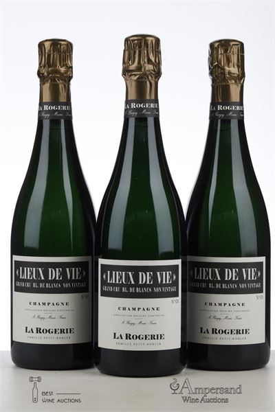 LA ROGERIE LIEUX DE VIE NV - La Rogerie - Base 2019 Dégorgement 2022 - 3 Bottles