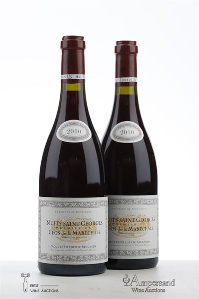 NUITS ST GEORGES CLOS DE LA MARECHALE 2010 - Jacques Frederic Mugnier - 2 Bottles
