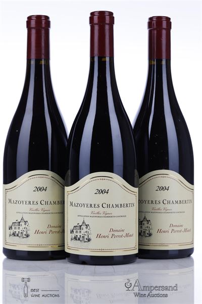 MAZOYERES CHAMBERTIN VIEILLES VIGNES 2004 - Henri Perrot Minot - 3 Bottles