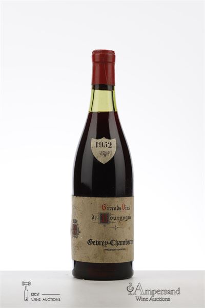 GEVREY CHAMBERTIN 1952 - Negociant - 1 Bottle