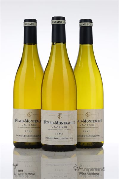 BATARD MONTRACHET 2002 - Fontaine Gagnard - 3 Bottles