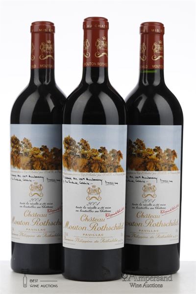 MOUTON ROTHSCHILD 2004 - Mc - 3 Bottles