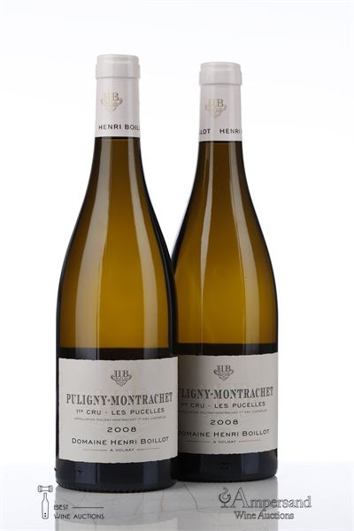 PULIGNY MONTRACHET LES PUCELLES 2008 - Henri Boillot - 2 Bottles