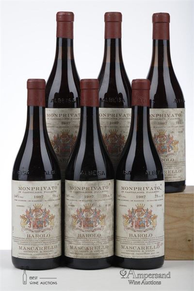 BAROLO MONPRIVATO 1987 - Giuseppe Mascarello - 6 Bottles