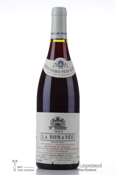 LA ROMANEE Comte Liger Belair/Bouchard 1992 - 1 Bottle
