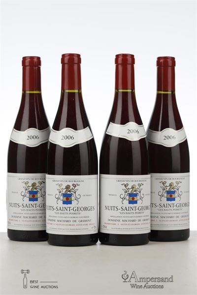 NUITS ST GEORGES LES HAUTS POIRETS 2006 - Machard de Gramont - 4 Bottles