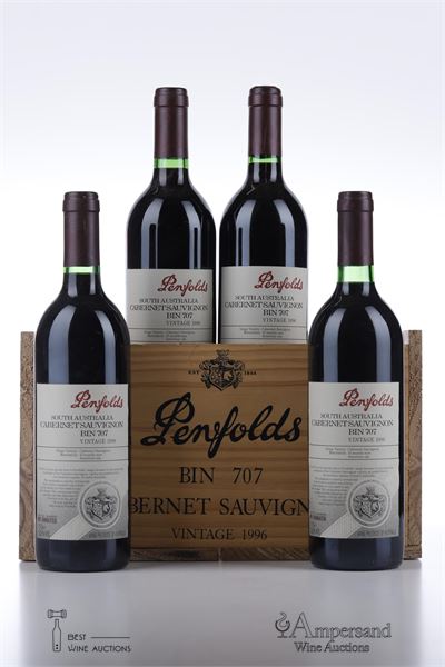 PENFOLDS BIN 707 1996 - Penfolds - 4 Bottles - Owc 6