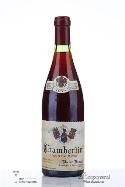 CHAMBERTIN CLOS DE BEZE 1974 - Pierre Damoy - 1 Bottle