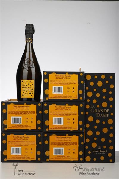 VEUVE CLICQUOT LA GRANDE DAME 2012 - Veuve Clicquot - 6 Bottles - Oc 1