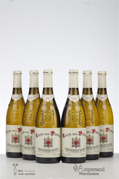 CHATEAUNEUF DU PAPE BLANC CLOS DES PAPES 2020 - Paul Avril - 6 Bottles