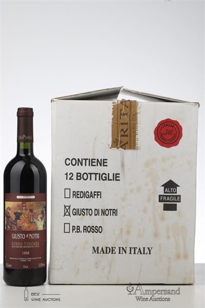 GIUSTO DI NOTRI 1998 - Tua Rita - 12 Bottles - Oc 12