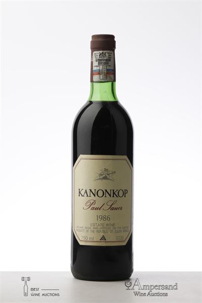 KANONKOP CUVEE PAUL SAUER 1986 - Kanonkop Cellars - 1 Bottle