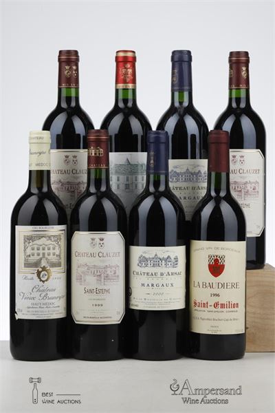 MIXED LOT BORDEAUX MIXED - Mc - 8 Bottles