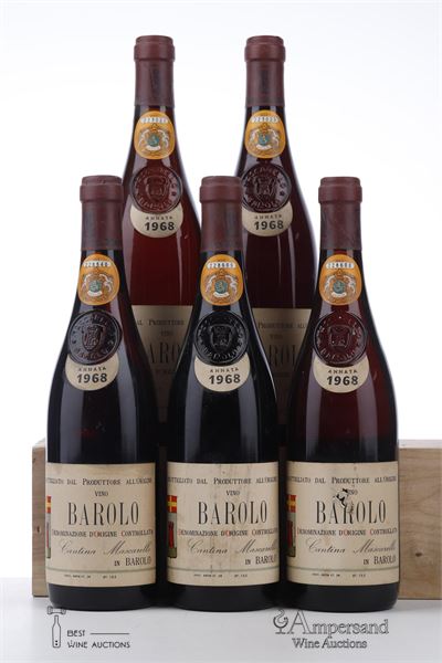 BAROLO 1968 - Cantina Mascarello  - 5 Bottles