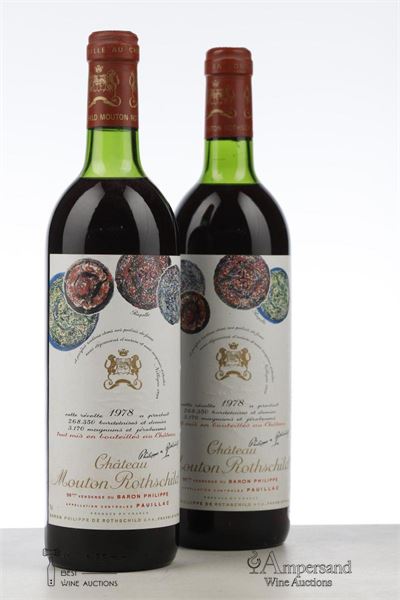 MOUTON ROTHSCHILD 1978 - Mc - 2 Bottles