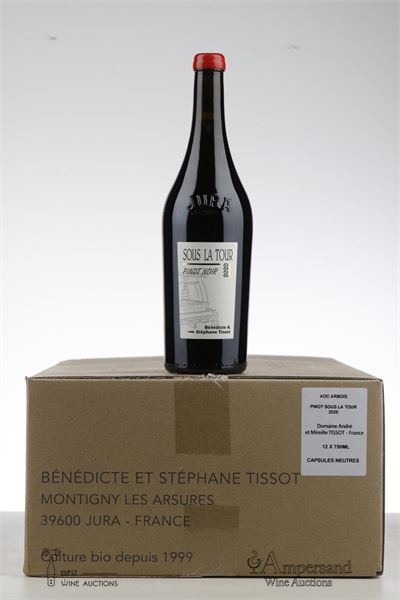ARBOIS SOUS LA TOUR PINOT NOIR 2020 - Benedicte et Stephane Tissot - 12 Bottles - Oc 12