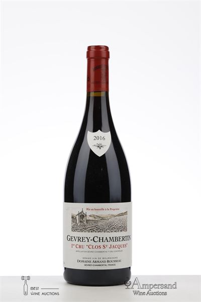 GEVREY CHAMBERTIN CLOS ST JACQUES 2016 - Armand Rousseau - 1 Bottle