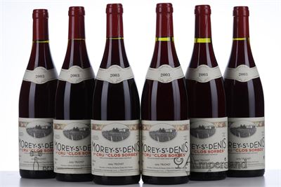 MOREY ST DENIS CLOS SORBES 2003 - Jacky Truchot - 6 Bottles