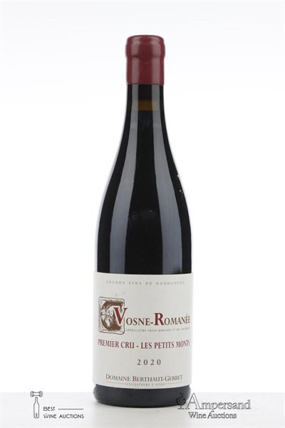 VOSNE ROMANEE LES PETITS MONTS 2020 - Berthaut Gerbet - 1 Bottle