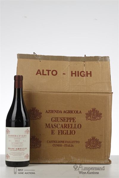BARBERA D'ALBA SCUDETTO 2012 - Giuseppe Mascarello - 10 Bottles - Oc12